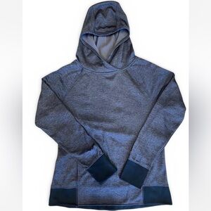 NWOT Women's Champion Lightweight Grey/Black Hooded Sweatshirt‎ Size Medium